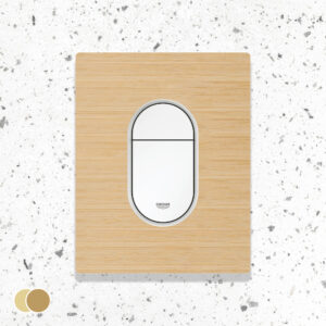 Bamboe series - staande wc panelen, ovaal 2-in-1
