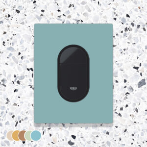 Linoleum series - staande wc panelen, ovaal 2-in-1