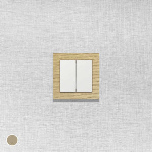 Eikenhout series - vierkante afdekramen